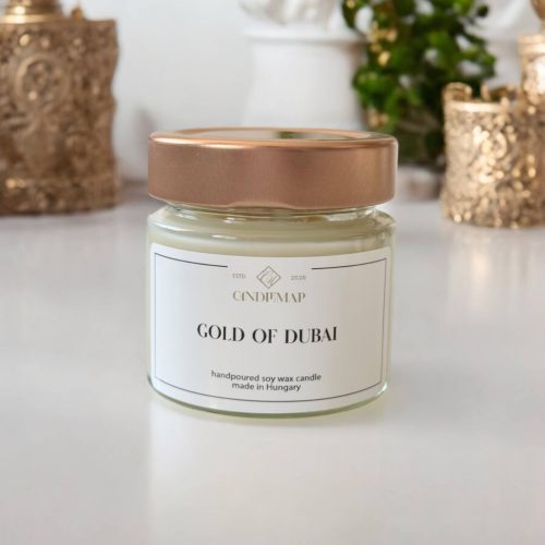 Gold of Dubai lumânare de soia 125 ml