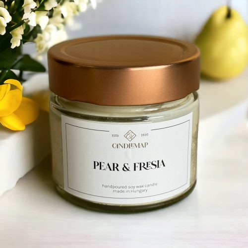  Pear & fresia Lumânări de soia 200 ml